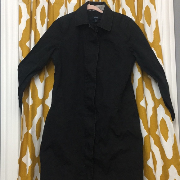 GAP Jackets & Blazers - GAP black trench coat